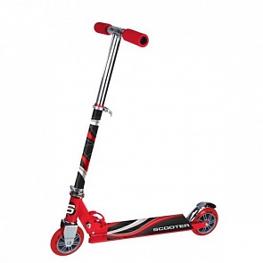 Двухколесный самокат, складной, нагрузка до 30 кг, красный (Next, KS2828 REDsim)